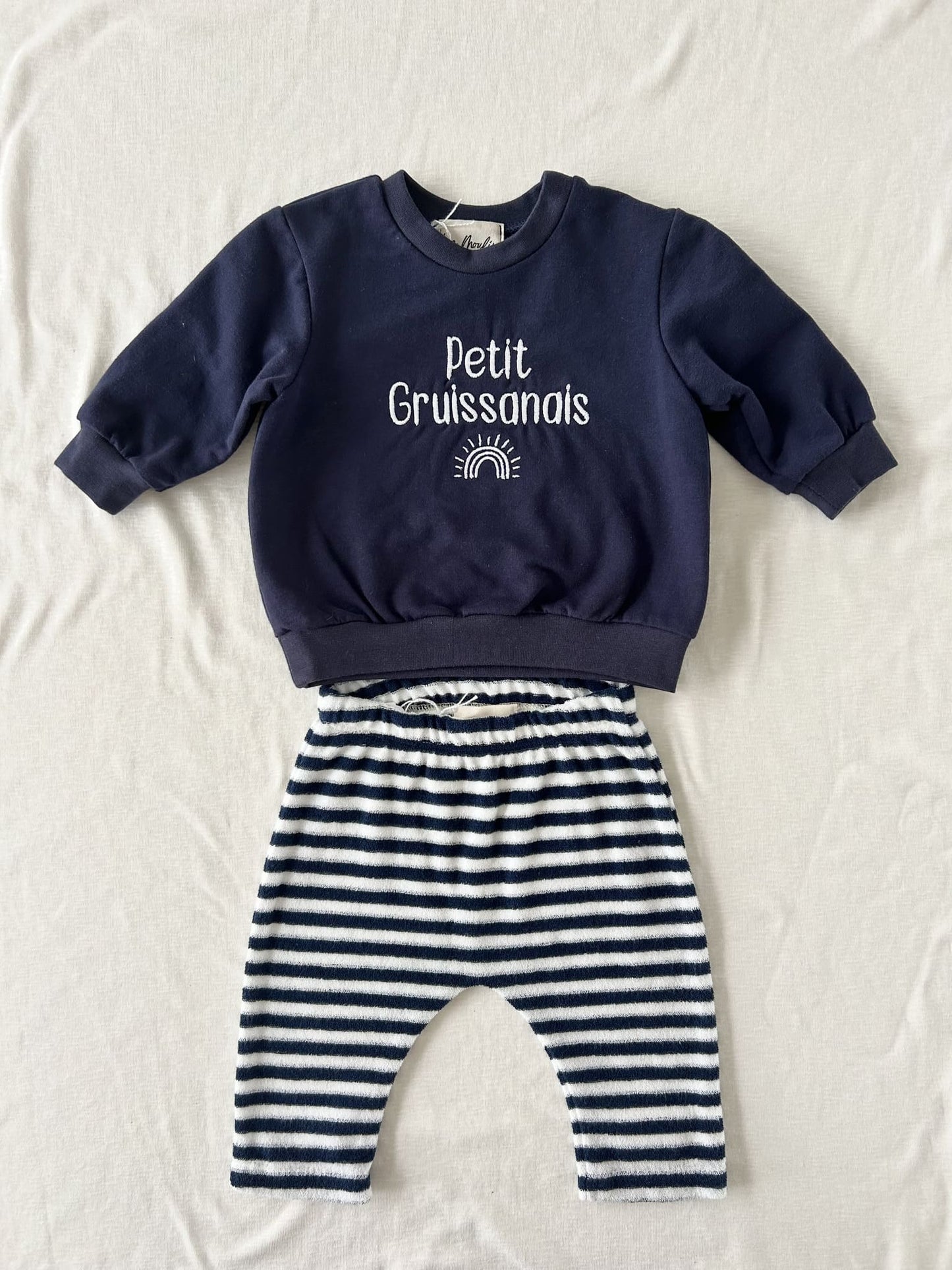 ensemble sweat bébé garçon bio