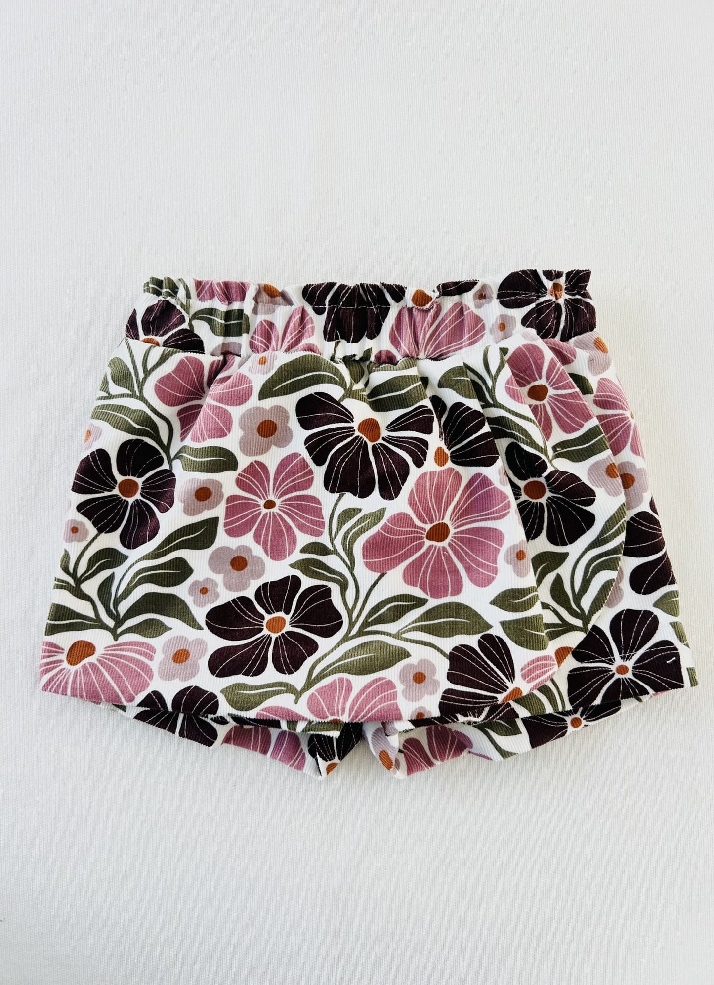 jupe culotte velours bébé fille