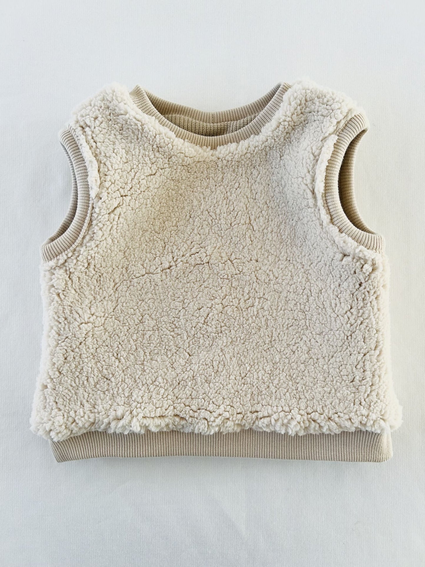pull sans manches bébé unisexe mixte oeko tex sherpa