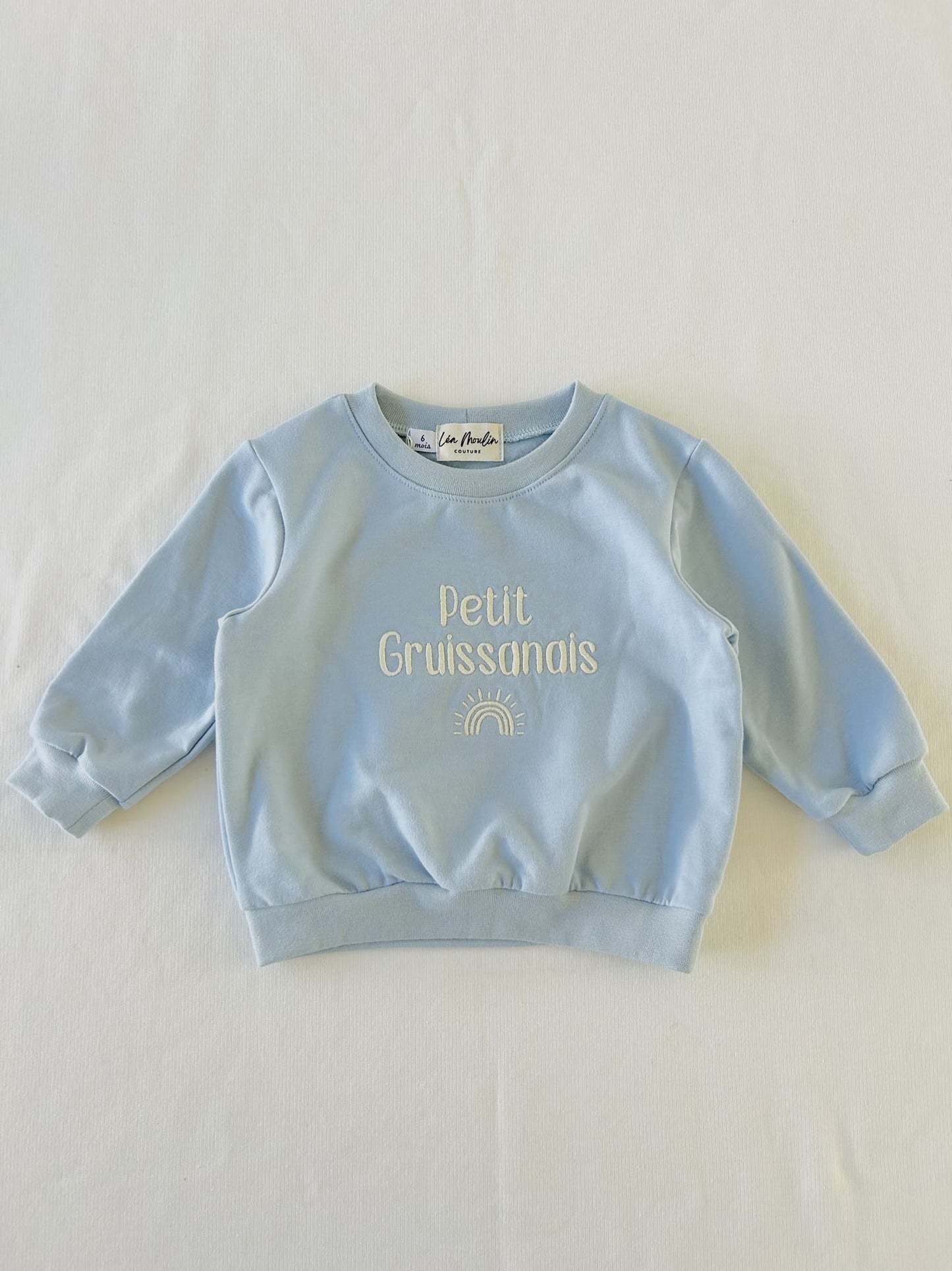 sweat bio bébé garçon