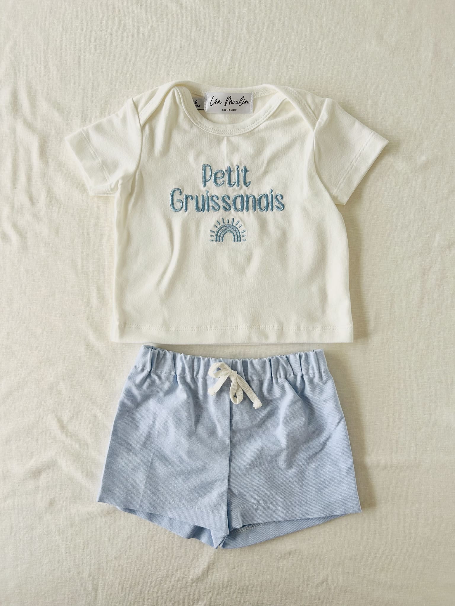 ensemble petit gruissanais bio coton garçon été