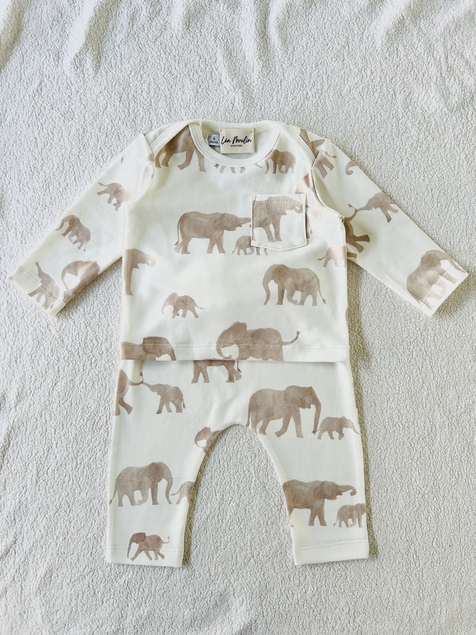 t shirt manches longues et pantalon bébé mixte garçon fille oeko tex jersey qualité