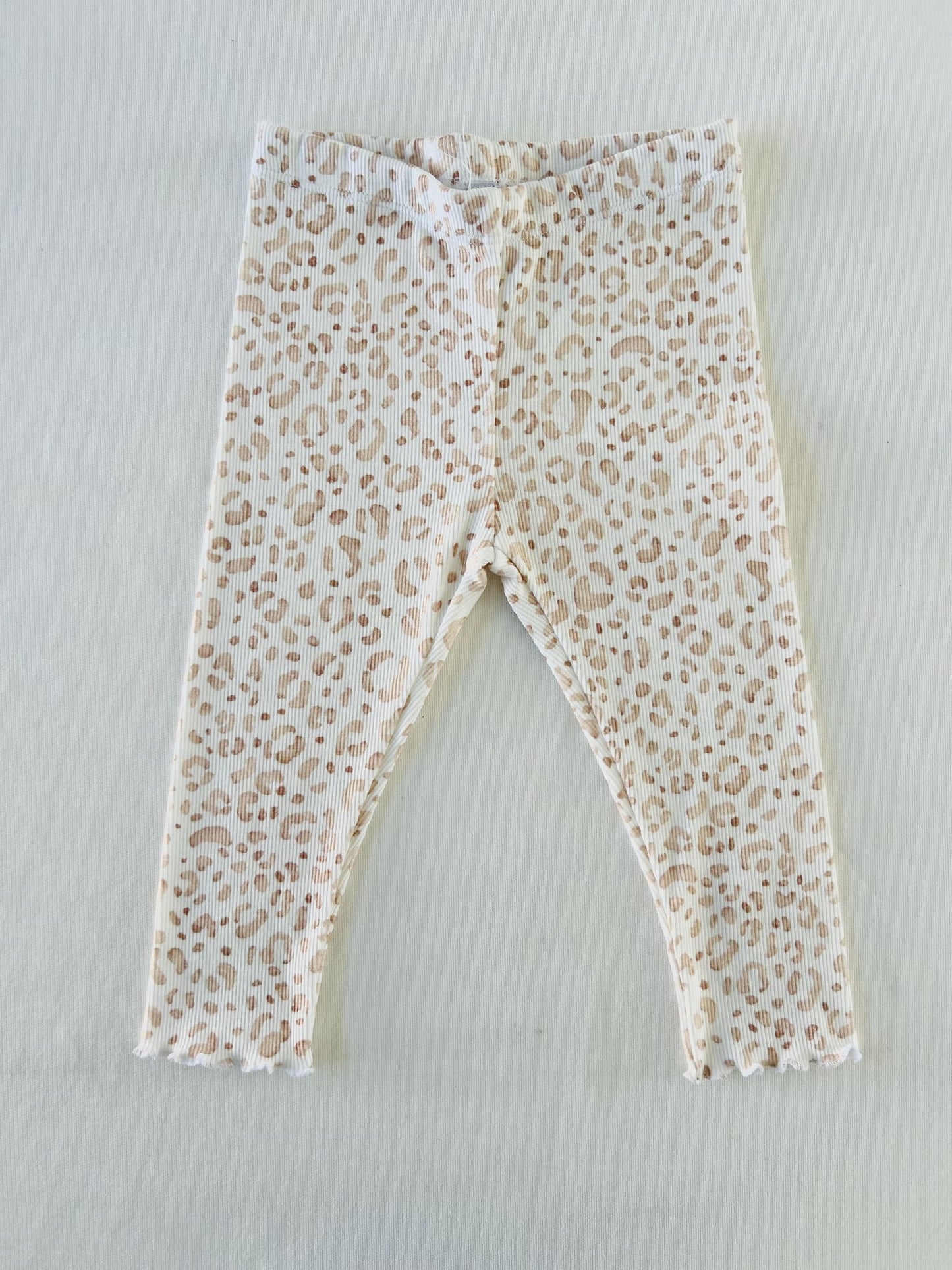legging jersey côtelé léopard