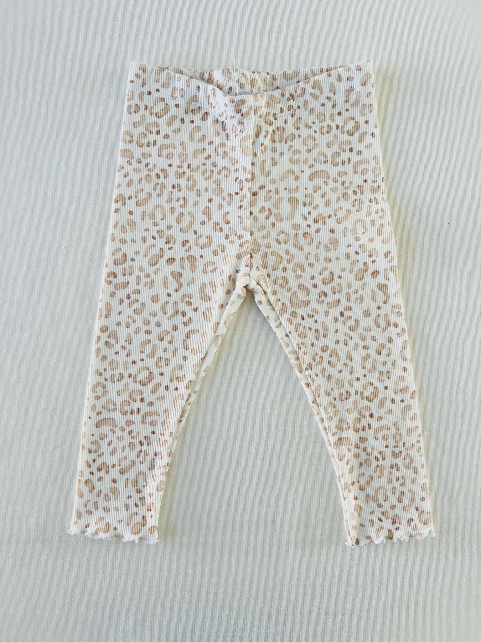 legging jersey côtelé léopard