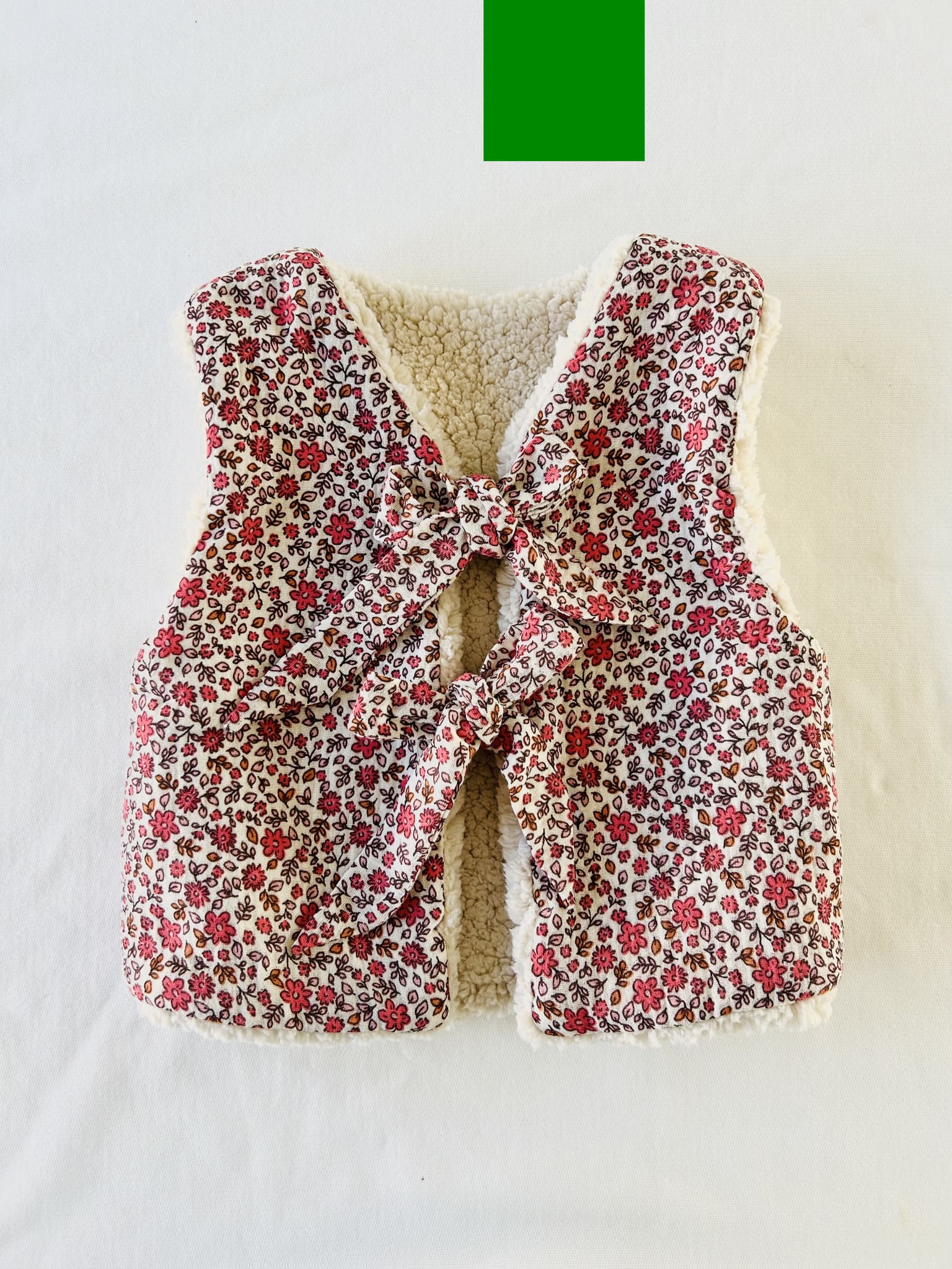 veste sans manches fille sherpa
